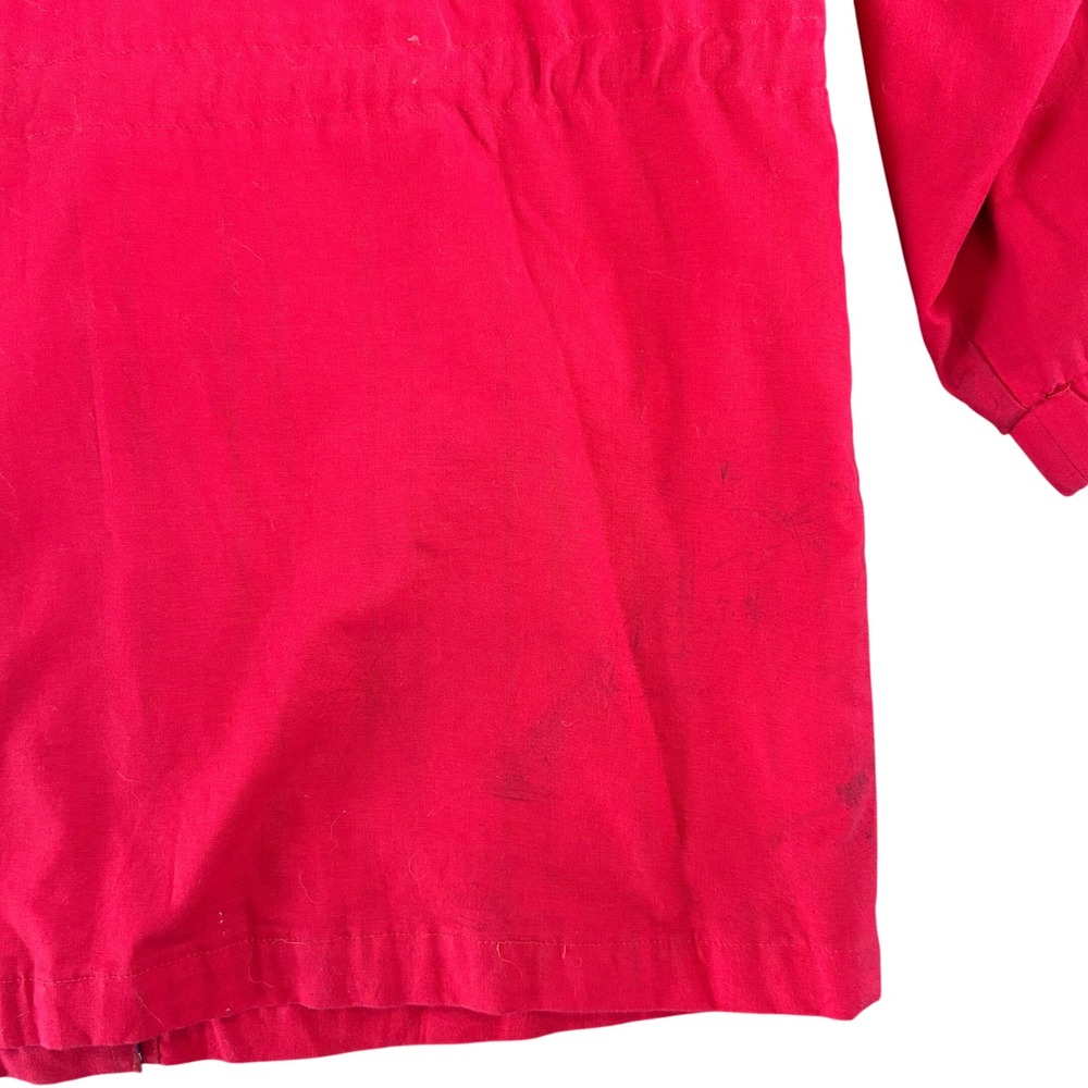 Vintage Eddie Bauer Red Cotton‎ Oversized Jacket Women's Size Lwrge - Picture 6 of 8